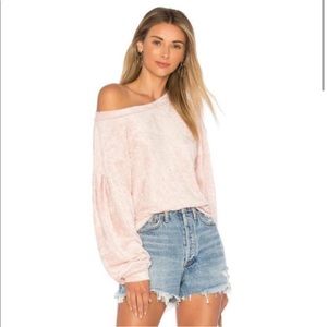 Free People Tops Free People Milan Velvet Top